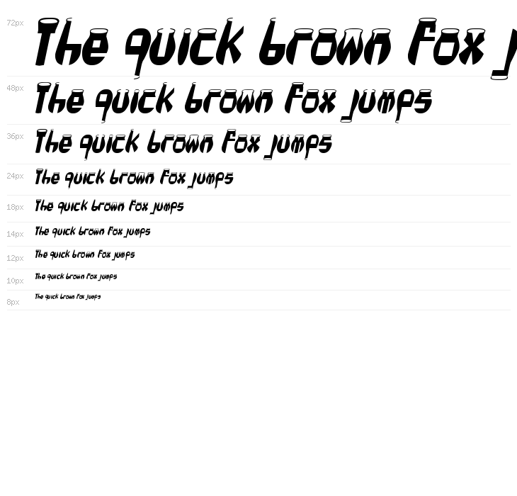 CotoCity Italic Waterfall