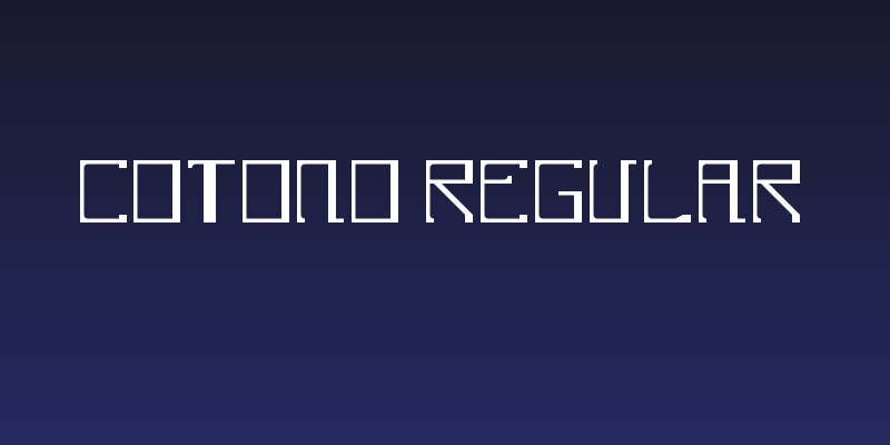 Cotono Regular Social Header
