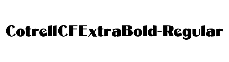 CotrellCFExtraBold-Regular  les polices de caractères gratuit tlcharger