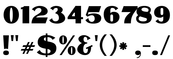 CotrellCFExtraBold-Regular Font OTHER CHARS