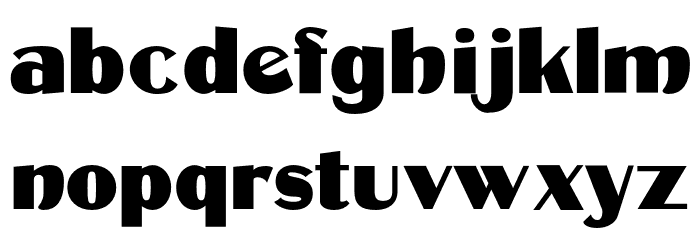CotrellCFExtraBold-Regular Font LOWERCASE