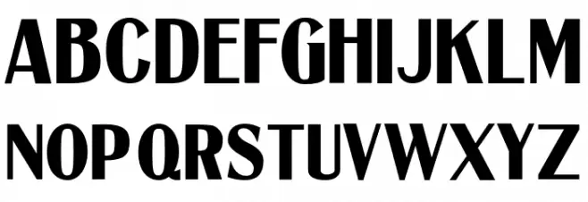 CotrellCFExtraBoldCondensed-Regular Schriftart Groß