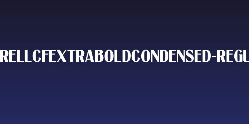 CotrellCFExtraBoldCondensed-Regular Social Header