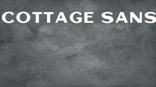 Cottage Sans Example 2