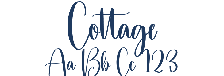 Cottage Font Preview