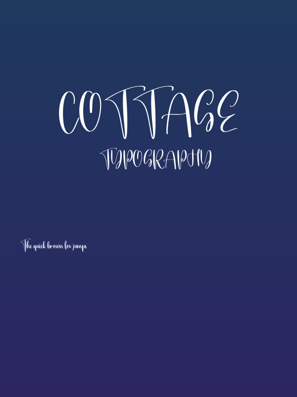 Cottage Poster