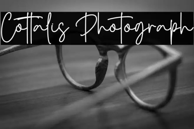 Cottalis Photograph خط examples