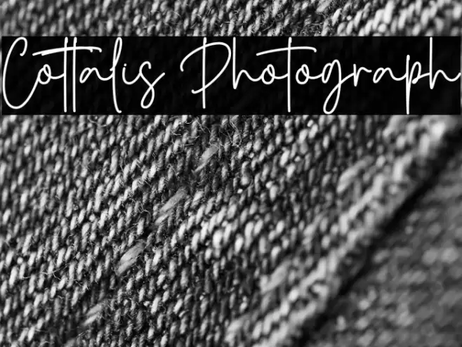 Cottalis Photograph خط examples