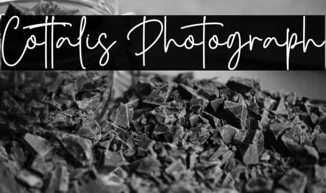 Cottalis Photograph خط examples