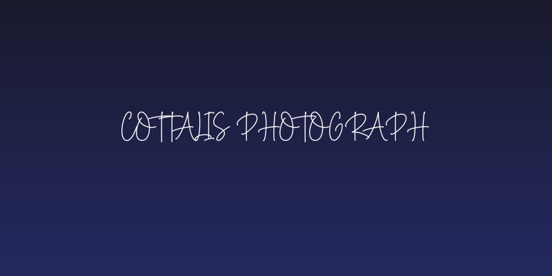 Cottalis Photograph Social Header