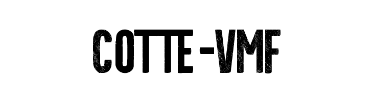 Cotte-VMF Font