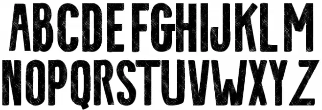 Cotte-VMF Schriftart Groß