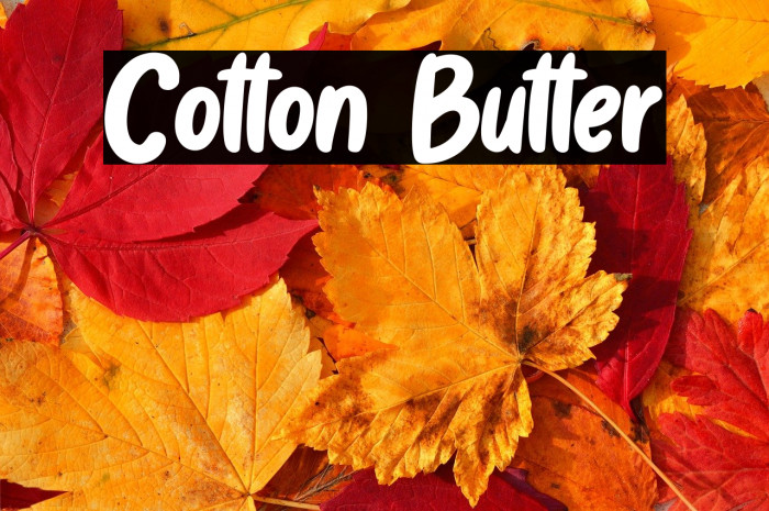 Cotton Butter Example 3