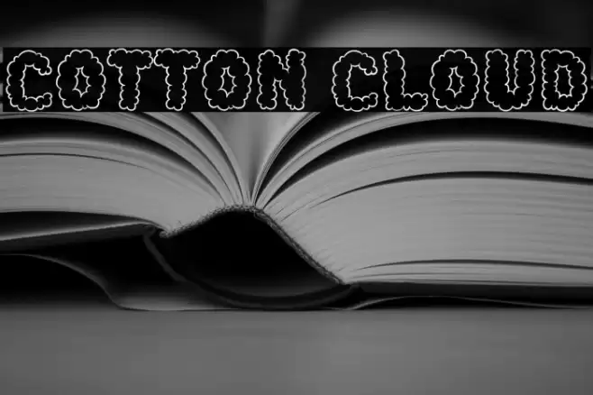 Cotton Cloud Font examples