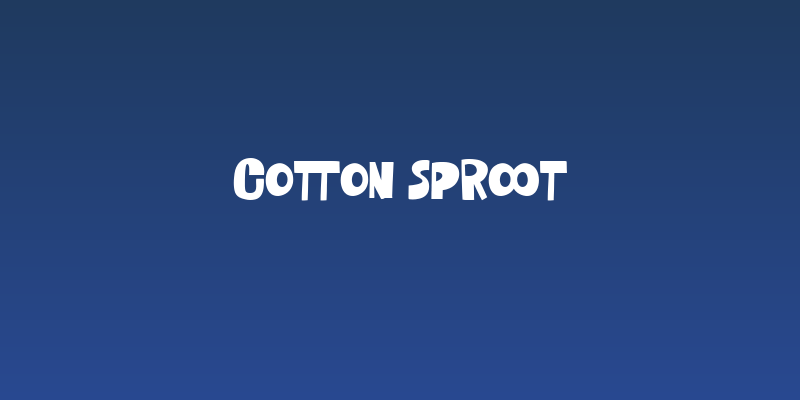 Cotton Sproot Social Header