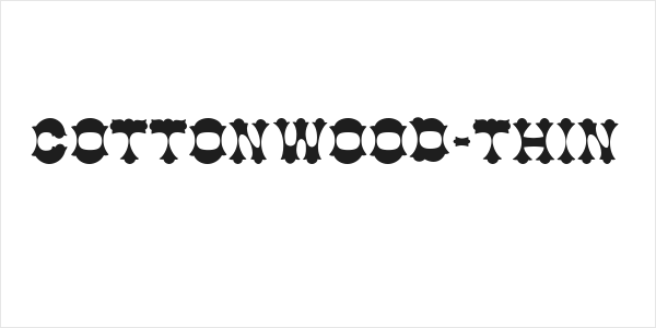 Cottonwood-Thin Logo