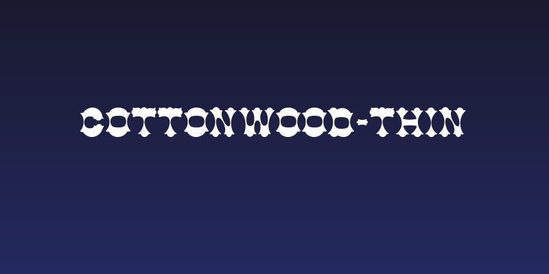 Cottonwood-Thin Social Header