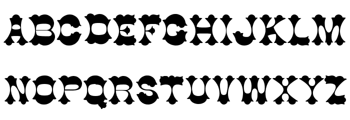 Cottonwood-Thin Font LOWERCASE