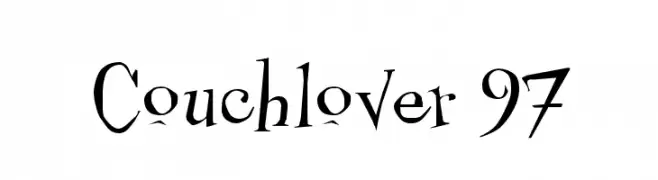 Couchlover 97  font caratteri gratis