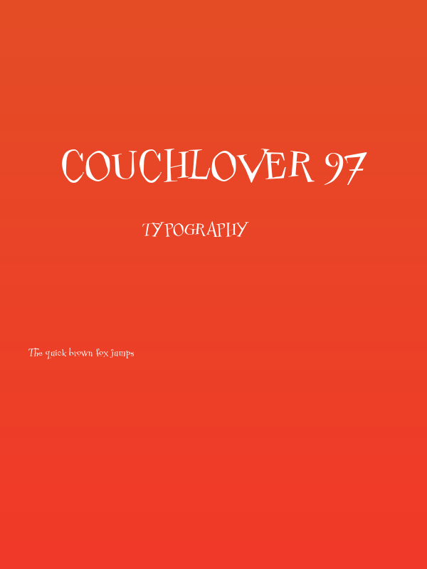 Couchlover 97 Poster