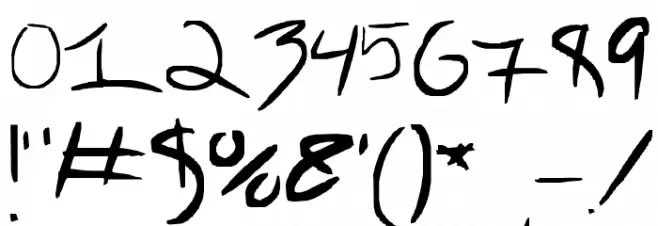 Could you... Font OTHER CHARS