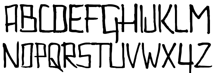 Couldn't Be Bothered Font LOWERCASE