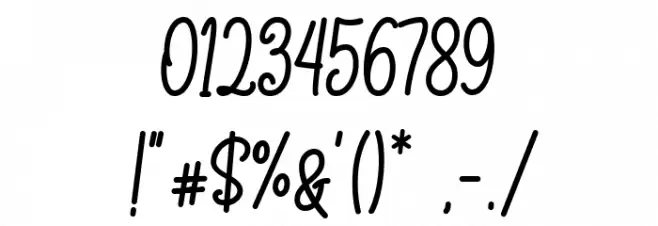 Coulette Regular Font OTHER CHARS