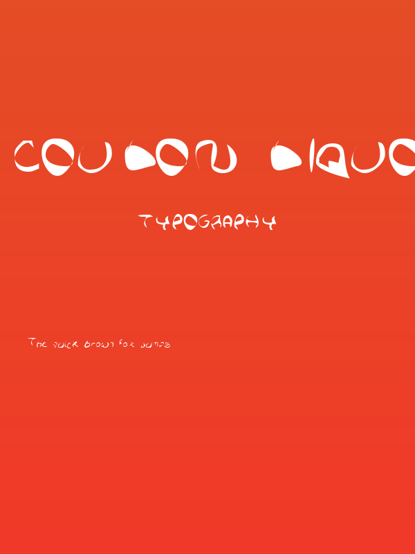 Coulon Liquor Poster