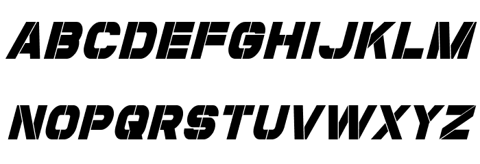 Coulson Condensed Italic Font LOWERCASE
