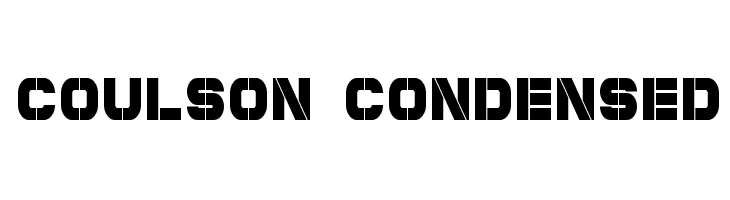 Coulson Condensed  baixar fontes gratis