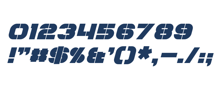 Coulson Italic Other Characters