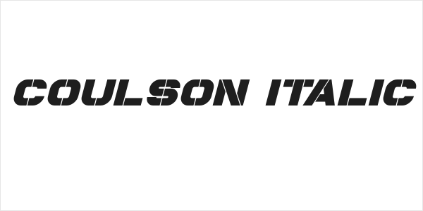 Coulson Italic Logo