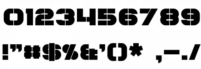 Coulson Font OTHER CHARS