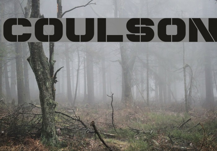 Coulson Font examples