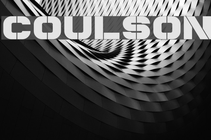 Coulson Font examples