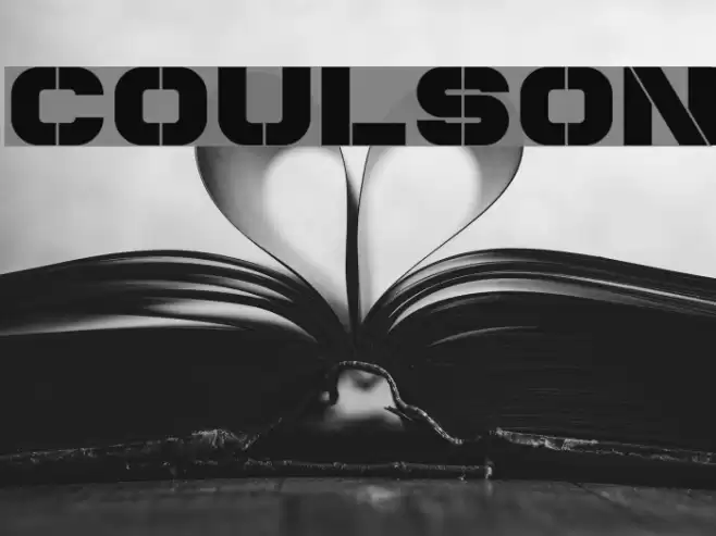 Coulson Font examples