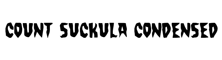 Count Suckula Condensed  免费字体下载
