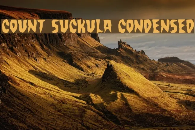 Count Suckula Condensed Example 2