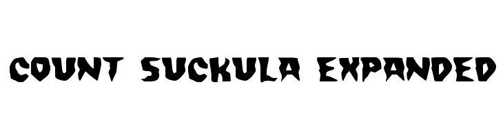 Count Suckula Expanded  Скачать бесплатные шрифты