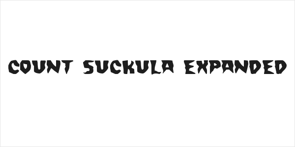 Count Suckula Expanded Logo