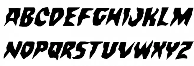 Count Suckula Italic Fuentes MAYÚSCULAS