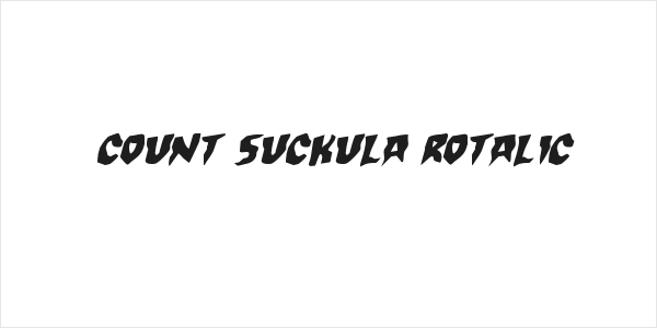 Count Suckula Rotalic Logo
