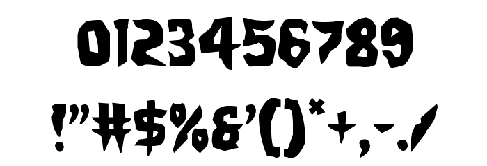 Count Suckula Font OTHER CHARS