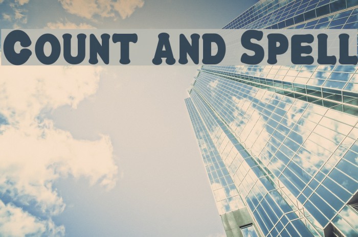 Count and Spell Font examples