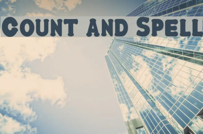 Count and Spell Example 3