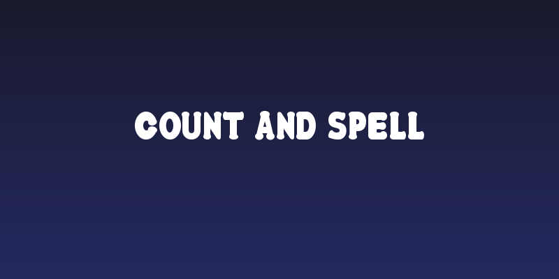 Count and Spell Social Header