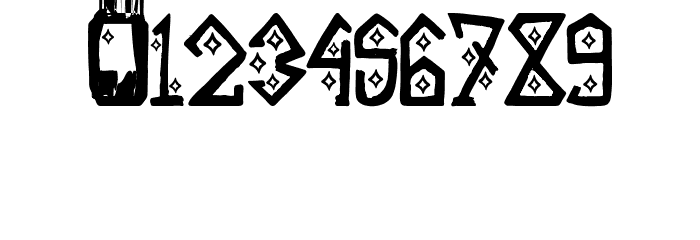 Countdown Font OTHER CHARS