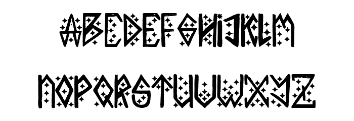 Countdown Font LOWERCASE