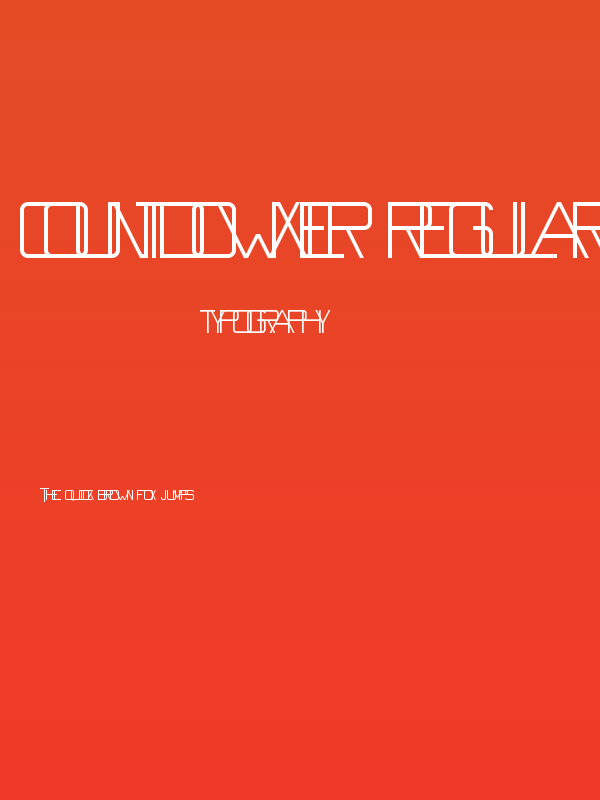 Countdowner Regular Poster