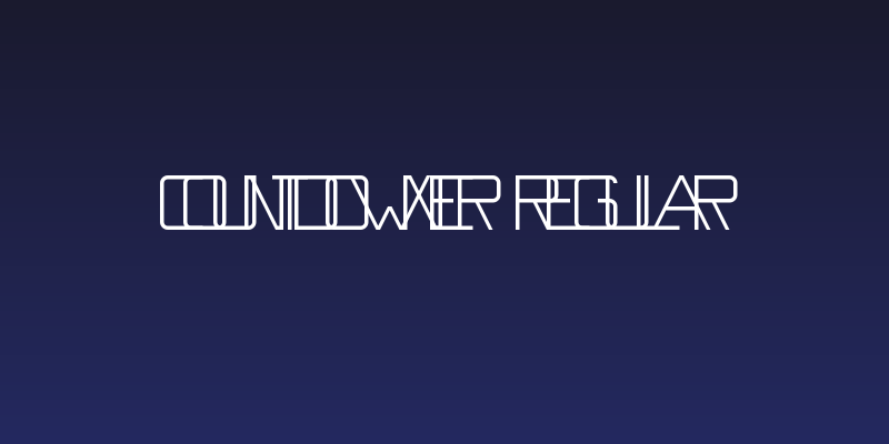 Countdowner Regular Social Header